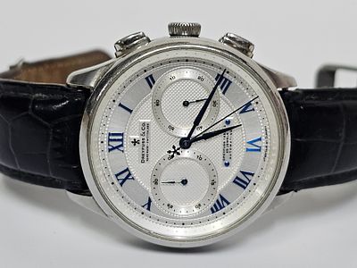 שעון מכני מקורי לגברים תוצרת החברה DREYFUSS השעון עובד קוטר השעון 4.2 ס"מ