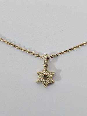 שימו לב התליון לא מזהב שרשרת מזהב 14 קראט משקל השרשרת נטו [ללא התליון] 3.45 גרם אורך השרשרת 52 ס"מ