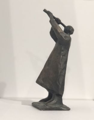 Молев Александр. Звездочет. 1980-е гг. Бронза. 16х7х8 см. Работа в хорошем состоянии. Работа 