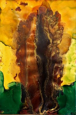 Михайлов Вачеслав. Абстракция. Конец 1980х гг – нач. 1990х гг. Бумага, смешанная техника. 48 