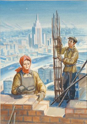 Соловьева Татьяна. История комсомола (Восстановление народного хозяйства, Москва, 1950-е гг). 