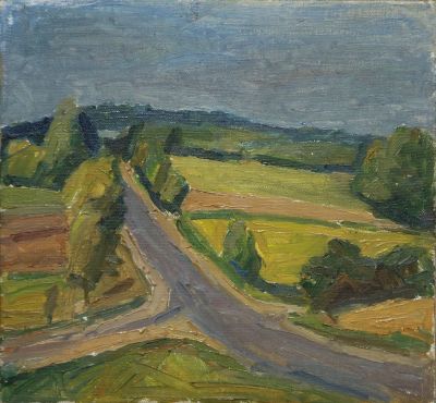 Иванов Михаил. Пюхтицы. 1982 г. Холст, масло. 31,5х33,5 см. Работа в хорошем состоянии, за 