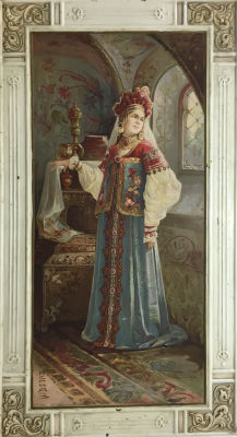 Фабрика А. Жако и Ко. Хромолитография на жести. Конец 19- нач. 20 века. 71,5х39 см. Работа в 