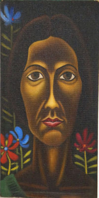 Гаврильчик Владлен. Тамара.
1974 г. Оргалит, масло 48х24 см. Работа в хорошем состоянии, за 