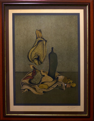 Шемякин Михаил. Из серии &laquo;Чрево Парижа&raquo;. 1977 г. Бумага, цв. литография
72х53 см (в раме с 