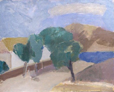 Флоренский Александр. Утриш. Близ Анапы. 1979 г. Холст, масло, 38,5х48,5 см. Работа в хорошем 