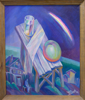 Иванов Виктор. Невозвращение. 1993 г. Холст, масло, 60х50 см. Работа в хорошем состоянии с 