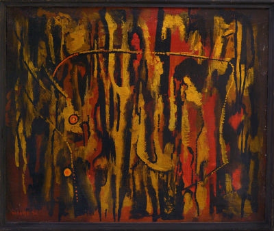 Мамичев Валерий. Дворец №2. 1990 г. Холст, масло, 50х60 см. Работа в хорошем состоянии с 