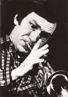 Сорокина Любовь. Владимир Воронин, трубач Лендиксиленд. 1970-80е гг. Бром-серебряная фотография 