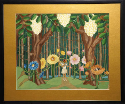 Кофман Сильвия. Эскиз к спектаклю &laquo;Красная шапочка&raquo; по Ш.Перро (Западно-Сибирский краевой ТЮЗ). 