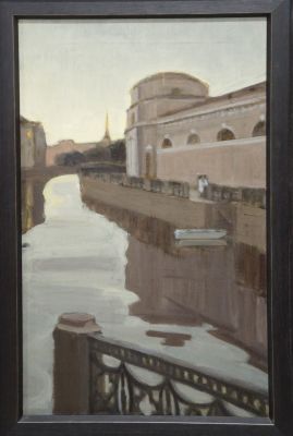 Кофман Сильвия. Белые ночи. 1950-е гг. Холст, масло, 81х50 см. Работа в хорошем состоянии, за 