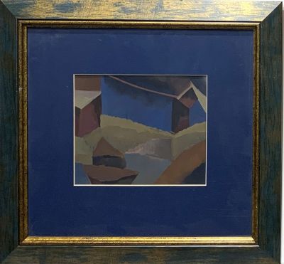 Гуляко Семен. Абстрактный пейзаж.
1980-е гг. Картон, масло, 16х19 см (в свету). Работа в хорошем 