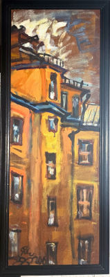 Яшке Владимир. Двор.
2006 г., холст, масло, 100х36,5 см. Работа в хорошем состоянии, за 