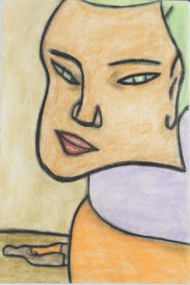 Кошелохов Борис. №937. 2000-е гг. Бумага, пастель, 42,8х29,7 см. Работа в хорошем состоянии, за 