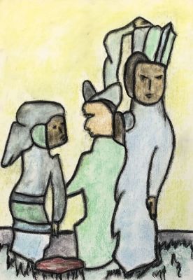 Кошелохов Борис. №905. 2000-е гг. Бумага, пастель, 42,8х29,5 см. Работа в хорошем состоянии, за 