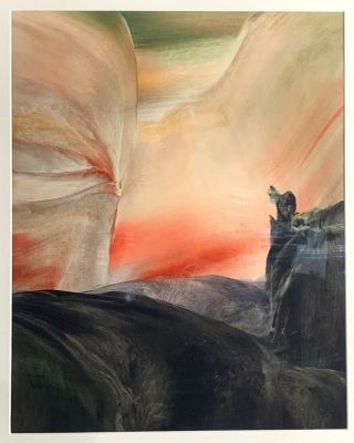 Лисунов Владимир. Композиция. 1970-е гг. Бумага, акварель, 48,5х39 см (в свету). Работа в 