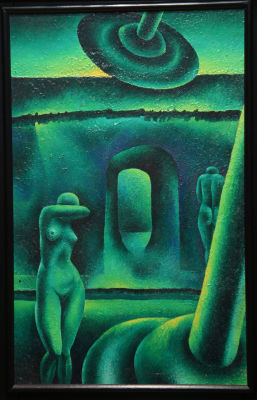 Коломенков Александр. Двое. 
1976 г. Холст, масло. 53х33 см. Работа в хорошем состоянии, за 