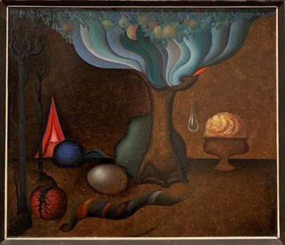 Путилин Анатолий. Древо. 
1974 г. Оргалит, масло. 45х52 см. Работа в хорошем состоянии, за 