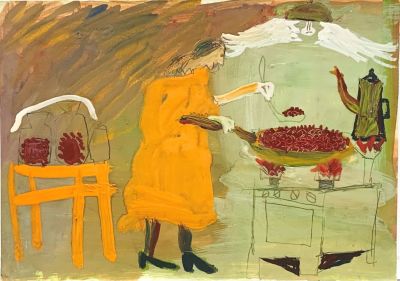 Васильева Ира. Варенье.
2009 г., бумага, см. тех., .30х42 см. Работа в хорошем состоянии, за 