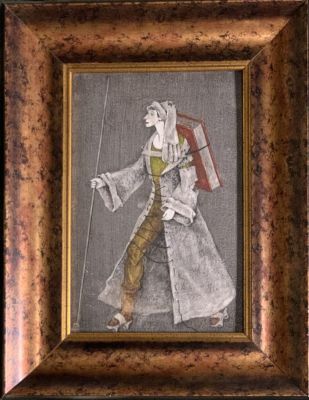 Акимов Николай. Эскиз мужского костюма к спектаклю по пьесе Ж. Ромена &laquo;Партия честных людей&raquo;. 