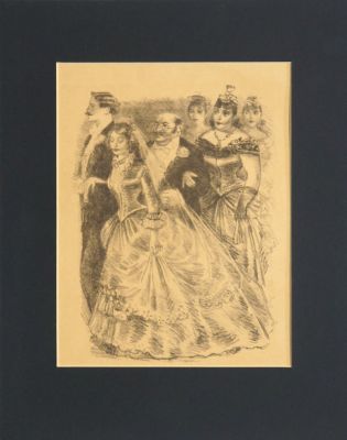 Рудаков Константин. Иллюстрация к Ги де Мопассану.
1930-е гг.
Бумага, литография, 30.2х23.5 см. Р 