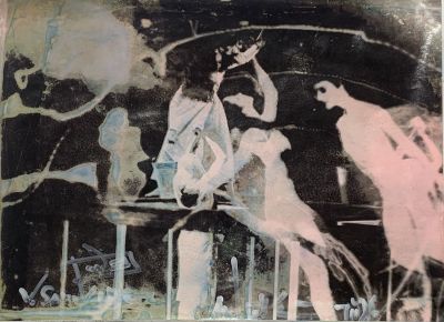 Самарин Мария-Тиль. &laquo;Марк Шагал&raquo;
1997 г. 
Бумага, бром-серебряная ручная печать, 30х40 см. Работа 