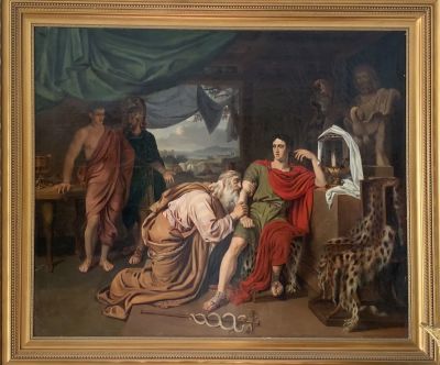 Копия картины Александра Андреевича Иванова &laquo;Приам, испрашивающий у Ахиллеса тело Гектора&raquo; 