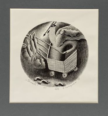 Забирохин Борис. Илья.
1998 г., 
Бумага, литография, 3/18 экз., 26х16,5 см. Состояние хорошее 