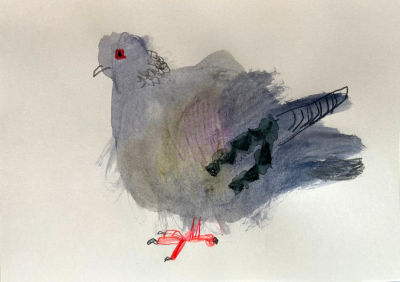 Роон Ирина. Голубь.
2023 г.
Бумага, см. тех., 21х30 см. Хорошая сохранность, подписано автором. 