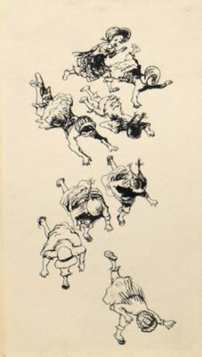 Капусцинский Виктор. Иллюстрация к книге Джорджа Элиота &laquo;Мельница на Флоссе&raquo;. Конец 1950х гг. 