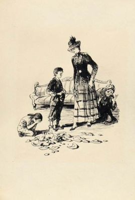 Капусцинский Виктор. Иллюстрация к повести &laquo;С берегов Медведицы&raquo;, М. П. Прилежаевой. Конец 