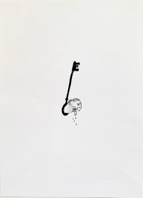 Тишков Леонид. Охота на Снарка. 1990/2010, офсетный принт, 21х29,7 см. Колофон на обороте. Проис 