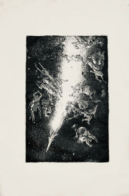 Майофис Михаил. Библия для верующих и неверующих. Иллюстрация (2). 1960-е гг. Бумага, офорт, 44 