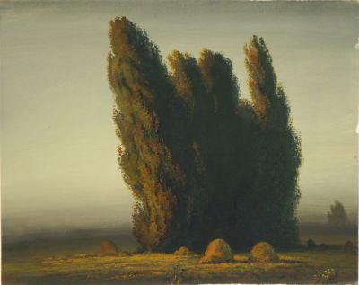 Алексеенко Федор. Вечер. 1994 г. Бумага, гуашь. 29,5х37 см. Работа в хорошем состоянии, за 