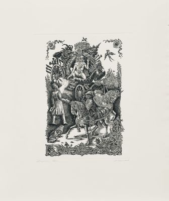 Гавричков Михаил. Прозрение. Серия иллюстраций к произведениям Гофмана. 1989 г. Бумага, офорт 