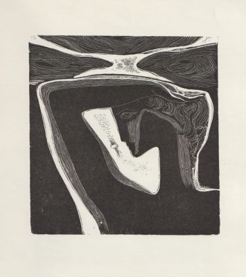 Красаускас Стасис. Эстамп из серии &laquo;Сонеты Шекспира&raquo;. 1960-е гг. Бумага, цинкография, 26,6х22 