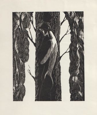 Красаускас Стасис. Эстамп из серии &laquo;Сонеты Шекспира&raquo;. 1960-е гг. Бумага, цинкография, 26,6х22 