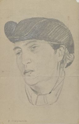 Стерлигов Владимир. Портрет Татьяны Глебовой.
1942-45 гг.
Бумага, карандаш, 27,5х18 см. В 