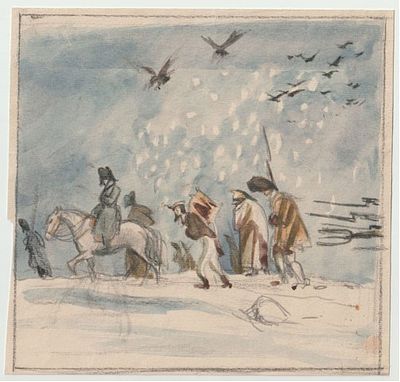 Муратов Николай Евгеньевич (1908-1994). Эскиз для плакатов &laquo;Боевой карандаш&raquo;. Начало 1940х гг. 