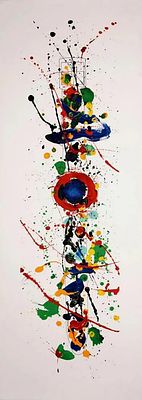 ** Sam Francis 1923-1994 (American) Swatch, 1992 lithograph on Arches vellum 86x29.50 cm Other 