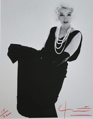 ** Bert Stern 1929-2013 (American) Marilyn in The Black Dress, Limited Editon, 2010 Ink jet 