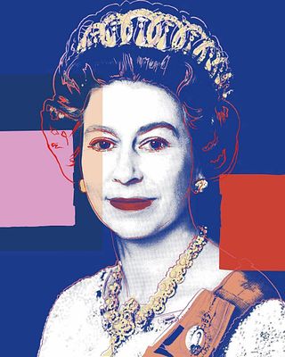 ** Andy Warhol 1928-1987 (American) Queen Elizabeth 337, Limited Edition Serigraph Sunday B. 
