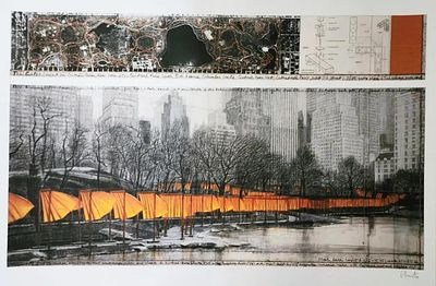 ** Christo b.1935 (American) The Gates XXVI', 2003 49"x34" hand signed offset lithograph 124x86 