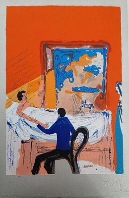 ** Salvador Dali 1904-1989 (Spanish) The Doctor" From The professions, 1970 screenprint 13 