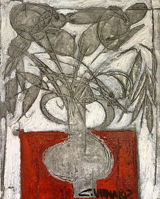 ** Claude Venard 1913-1999 (French) Still life, 1988 oil on canvas 27.50x22 cm signed and dated