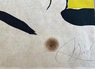 ** Joan Miro 
1893-1983 (Spanish) 
Pl.17 from 'Le marteau sans maמtre', 1976 
etching and Image - 1
