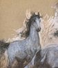 ** Lucien Levy-Dhurmer 
1865-1953 (French) 
Horses, 1896 
pastel on paper 
55x45 cm 
signed Image - 3
