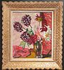 ** Louis Valtat 
1869-1952 (French) 
Bouquet de dahlias, c.1940 
oil on canvas 
55x46 cm Image - 1