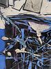 ** Claude Venard 
1913-1999 (French) 
White sails and nets 
oil on canvas 
100x100 cm 
signed Image - 1