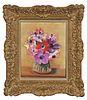 ** Moise Kisling 
1891-1953 (Polish, French) 
Vase d’anיmones, c. 1948 
oil on canvas 
41x33 cm Image - 1